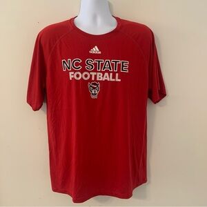 NC STATE ADIDAS FOOTBALL TEE
